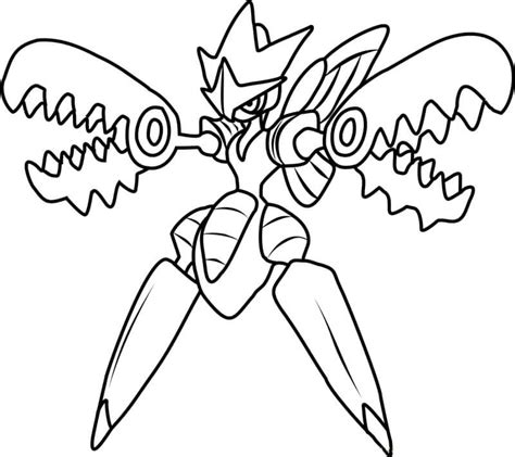 mega scizor coloring page|free preschool coloring sheets printable.